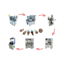 Ligne de production de moteur électrique à rotor rotatif à armature automatique